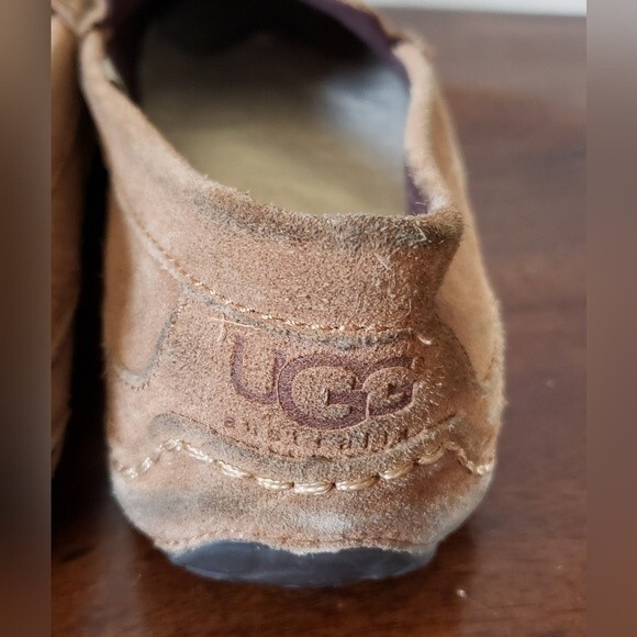 UGG Australia Alder Faux Shearling Lined Suede Men's Slipper Size 10 - Picture 9 of 13